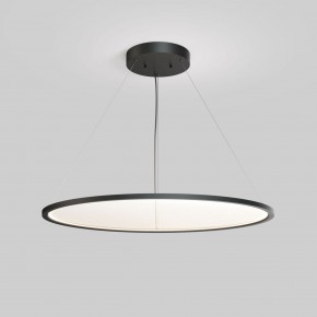 DK6620-BK Подвесной горизонтальный светильник Veil со светодиодом H900 d1000 220V 82W 3000-6000K IP20 черный алюминий в Коротчаево - korotchaevo.ok-mebel.com | фото