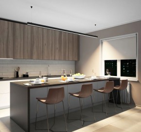 DK9254-BK Линейный светильник 62W 2500mm 4000K, черный в Коротчаево - korotchaevo.ok-mebel.com | фото 5
