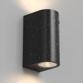 DK9791-BK Настенный уличный светильник NARVIK, IP44, 2хGU10 LED, до 15 Вт, черный, алюминий в Коротчаево - korotchaevo.ok-mebel.com | фото 3