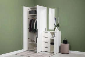 ЭЙР прихожая (модульная) Белый Шагрень в Коротчаево - korotchaevo.ok-mebel.com | фото 24