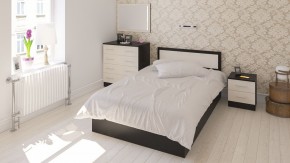 Фиеста Кровать 1200, цвет венге/дуб лоредо, ШхГхВ 123,5х203,5х80 см., сп.м. 1200х2000 мм., без матраса, основание есть в Коротчаево - korotchaevo.ok-mebel.com | фото 5