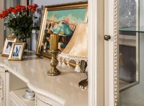 Гостиная Джоконда (крем глянец) 1+ТВ+1 в Коротчаево - korotchaevo.ok-mebel.com | фото 6