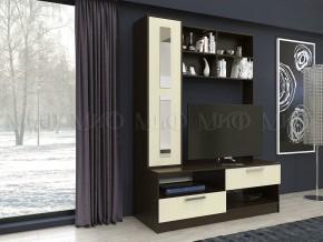 Гостиная Фиеста центр (Дуб Беленый/Венге) в Коротчаево - korotchaevo.ok-mebel.com | фото 3