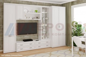 Гостиная Карина Композиция 16 (Снежный ясень) в Коротчаево - korotchaevo.ok-mebel.com | фото