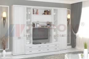 Гостиная Карина Композиция 19 (Снежный ясень) в Коротчаево - korotchaevo.ok-mebel.com | фото