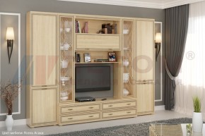 Гостиная Карина Композиция 19 (Ясень Асахи) в Коротчаево - korotchaevo.ok-mebel.com | фото