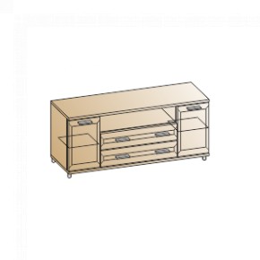 Гостиная Мелисса Композиция 4 (Акация Молдау) в Коротчаево - korotchaevo.ok-mebel.com | фото 4