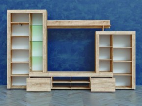 Гостиная МИРАЖ-1 (Дуб баррик) в Коротчаево - korotchaevo.ok-mebel.com | фото 2