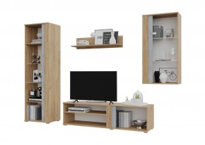 Гостиная Омега (Крафт золотой-Бетон) в Коротчаево - korotchaevo.ok-mebel.com | фото 3