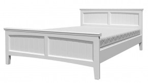 ГРАЦИЯ-4 Кровать из массива 1400 (Белый античный) в Коротчаево - korotchaevo.ok-mebel.com | фото