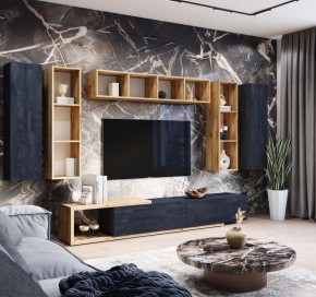 ХЛОЯ Гостиная (Дуб Вотан/Обсидиан) модульная в Коротчаево - korotchaevo.ok-mebel.com | фото 10