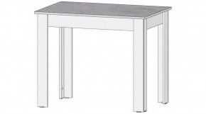 КАЙ Стол (цемент светлый/белый) в Коротчаево - korotchaevo.ok-mebel.com | фото