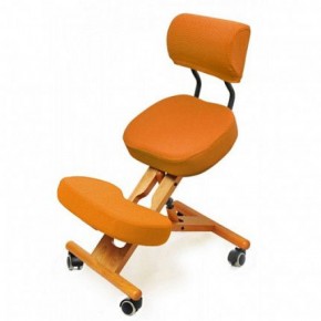 Коленный стул со спинкой Smartstool KW02В + Чехлы в Коротчаево - korotchaevo.ok-mebel.com | фото 4