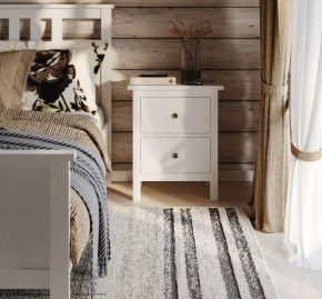 Комод 02 Кантри белый с двумя ящиками в Коротчаево - korotchaevo.ok-mebel.com | фото 4