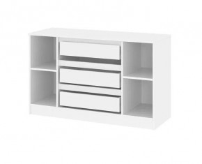 Комод 1200 Парус (Белый/Графит) в Коротчаево - korotchaevo.ok-mebel.com | фото 2