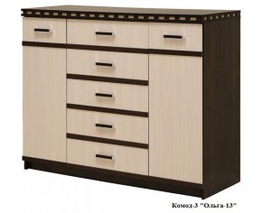 Комод-3 "Ольга-13" в Коротчаево - korotchaevo.ok-mebel.com | фото