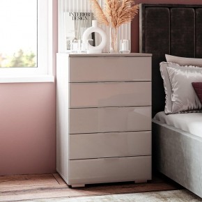 Комод Алекса (ясень белый/белый) в Коротчаево - korotchaevo.ok-mebel.com | фото 3