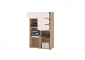 Комод АНТАЛИЯ (Сонома/Графит софт) в Коротчаево - korotchaevo.ok-mebel.com | фото 2