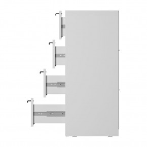 Комод Айрон КМ-02 (белый) в Коротчаево - korotchaevo.ok-mebel.com | фото 7