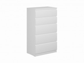 Комод КАСТОР с пятью ящиками, цвет белый в Коротчаево - korotchaevo.ok-mebel.com | фото