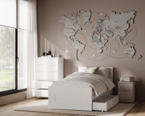 Комод КАСТОР с пятью ящиками, цвет белый в Коротчаево - korotchaevo.ok-mebel.com | фото 3