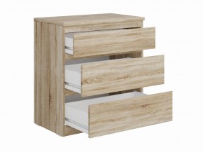 Комод КАСТОР с тремя ящиками, цвет Дуб Сонома в Коротчаево - korotchaevo.ok-mebel.com | фото 2