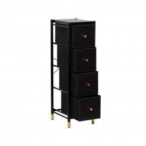 Комод Leset Нирита/Хайди узкий 4 ящика в Коротчаево - korotchaevo.ok-mebel.com | фото 3