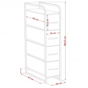Комод Leset Ноа узкий 4 ящика в Коротчаево - korotchaevo.ok-mebel.com | фото 9