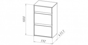 ЛИНДА-3 Комод (ЛНД.03) в Коротчаево - korotchaevo.ok-mebel.com | фото 3