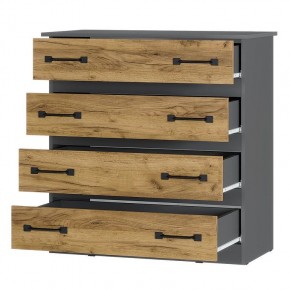 Комод Лофт (графит/крафт) в Коротчаево - korotchaevo.ok-mebel.com | фото 2
