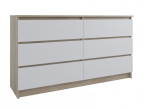 Комод МОРИ МК 1380.6 (Дуб Сонома/Белый) в Коротчаево - korotchaevo.ok-mebel.com | фото
