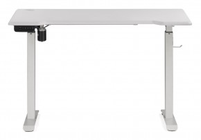 Компьютерный стол Маркос с механизмом подъема 120х75х75 белый / шагрень белая в Коротчаево - korotchaevo.ok-mebel.com | фото 2
