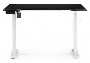 Компьютерный стол Маркос с механизмом подъема 120х75х75 черная шагрень / белый в Коротчаево - korotchaevo.ok-mebel.com | фото 4