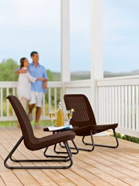 Комплект мебель Рио Патио (Rio Patio set) виски-коричневый в Коротчаево - korotchaevo.ok-mebel.com | фото 3