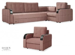 Комплект мягкой мебели Остин HB-178-18 (Велюр) Угловой + 1 кресло в Коротчаево - korotchaevo.ok-mebel.com | фото 1