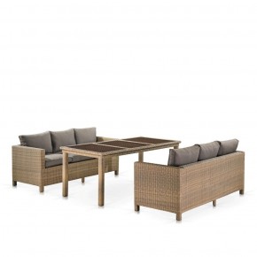 Комплект плетеной мебели T365/S65B-W65 Light Brown в Коротчаево - korotchaevo.ok-mebel.com | фото
