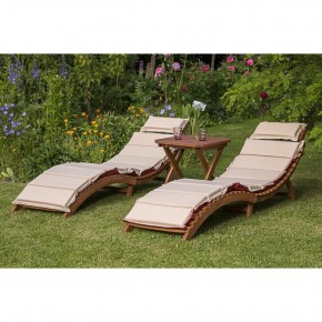 Комплект шезлонги и столик AFM-803A-T133 Beige (2+1) в Коротчаево - korotchaevo.ok-mebel.com | фото