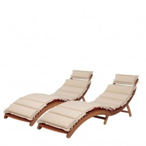 Комплект шезлонги и столик AFM-803A-T133 Beige (2+1) в Коротчаево - korotchaevo.ok-mebel.com | фото 2