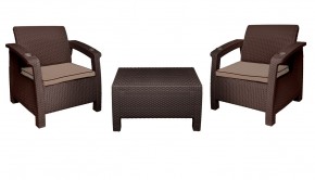 Комплект уличной мебели Yalta Premium Terrace Set (Ялта) шоколадый (+подушки под спину) в Коротчаево - korotchaevo.ok-mebel.com | фото 8