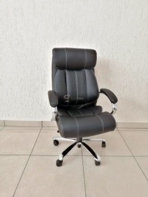 Кресло Barneo K-303 для руководителя (черная экокожа) в Коротчаево - korotchaevo.ok-mebel.com | фото