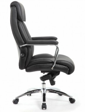 Кресло BRABIX PREMIUM "Phaeton EX-502" (кожа с компаньоном, хром, черное) 530882 в Коротчаево - korotchaevo.ok-mebel.com | фото 3