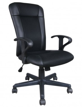 Кресло BRABIX "Optima MG-370" (экокожа/ткань, черное) 531580 в Коротчаево - korotchaevo.ok-mebel.com | фото