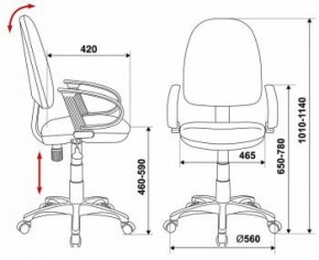 Кресло Бюрократ CH-300/BLACK черный JP-15-2 в Коротчаево - korotchaevo.ok-mebel.com | фото 4