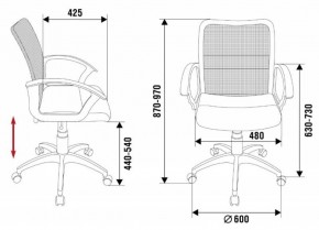 Кресло Бюрократ CH-590SL/BLACK в Коротчаево - korotchaevo.ok-mebel.com | фото 4
