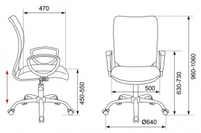 Кресло Бюрократ CH-599AXSN/32B/TW-11 черный TW-32K01 в Коротчаево - korotchaevo.ok-mebel.com | фото 4