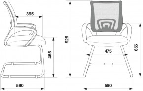 Кресло Бюрократ CH-695N-AV/B/TW-11 в Коротчаево - korotchaevo.ok-mebel.com | фото 4