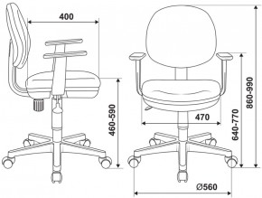 Кресло детское Бюрократ CH-W356AXSN/15-118 салатовый в Коротчаево - korotchaevo.ok-mebel.com | фото 3