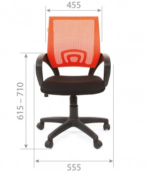 Кресло для оператора CHAIRMAN 696 black (ткань TW-11/сетка TW-01) в Коротчаево - korotchaevo.ok-mebel.com | фото 4