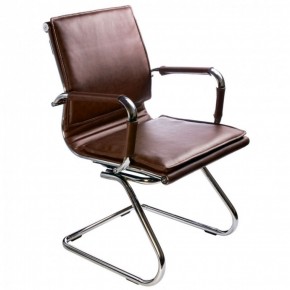 Кресло для посетителя Бюрократ CH-993-Low-V/Brown коричневый в Коротчаево - korotchaevo.ok-mebel.com | фото