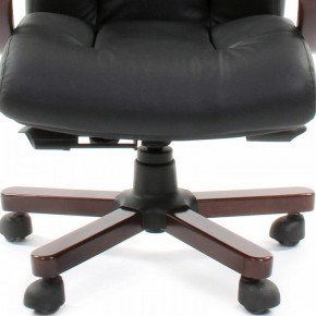 Кресло для руководителя Chairman 421 черный/орех темный, черный в Коротчаево - korotchaevo.ok-mebel.com | фото 4